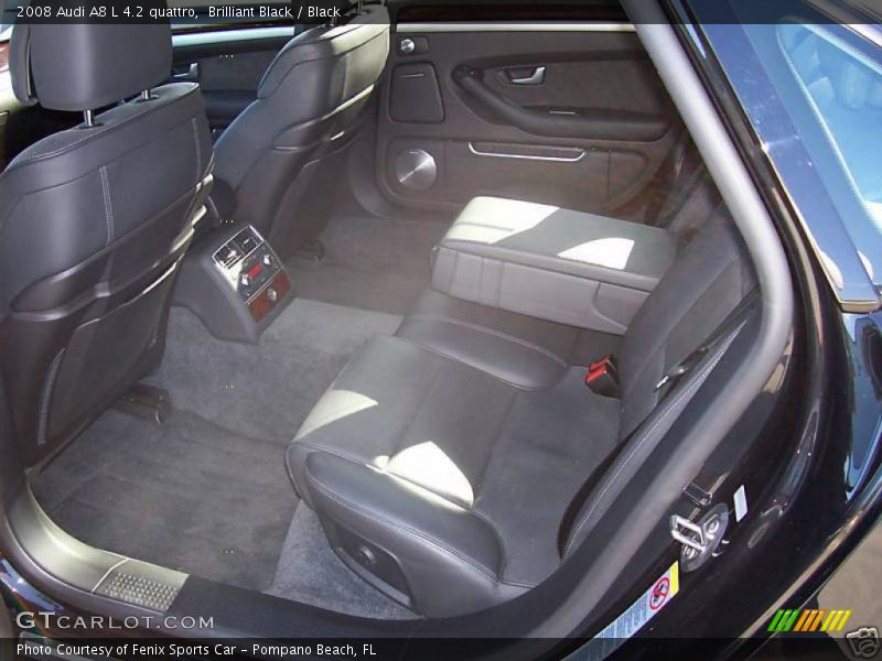 Brilliant Black / Black 2008 Audi A8 L 4.2 quattro