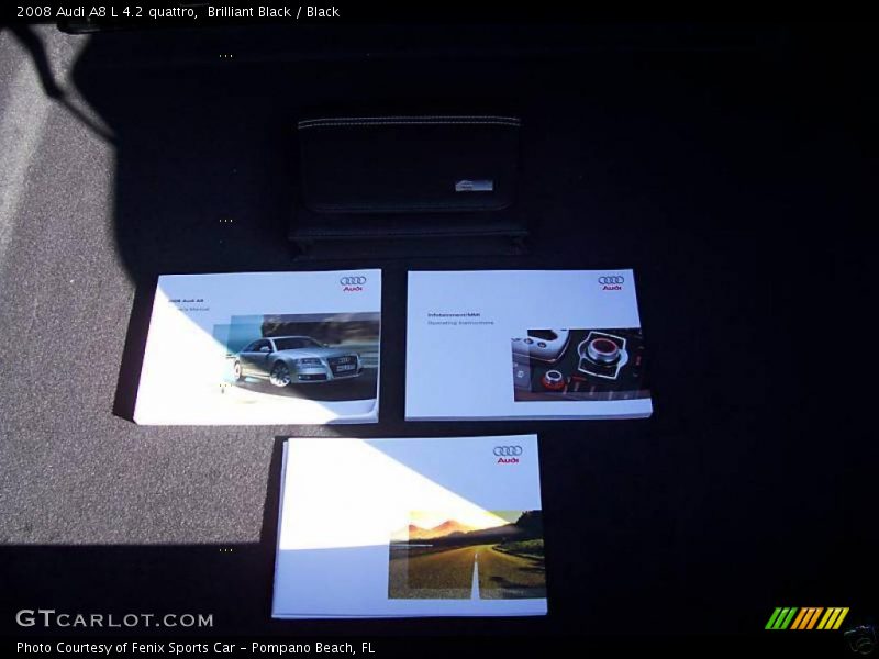 Brilliant Black / Black 2008 Audi A8 L 4.2 quattro