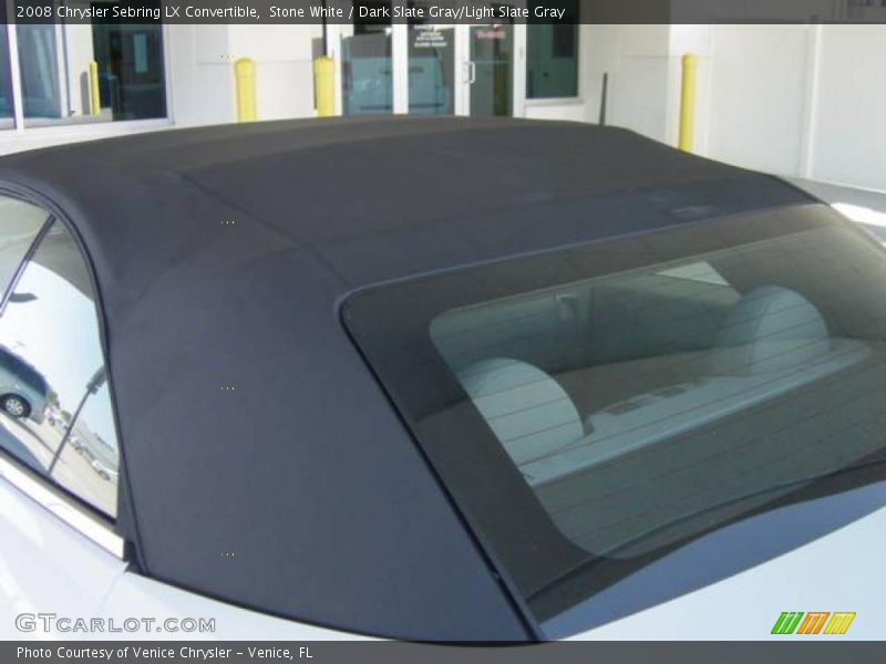 Stone White / Dark Slate Gray/Light Slate Gray 2008 Chrysler Sebring LX Convertible