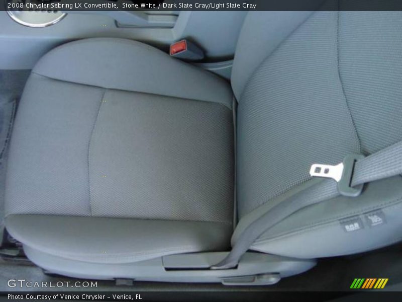 Stone White / Dark Slate Gray/Light Slate Gray 2008 Chrysler Sebring LX Convertible