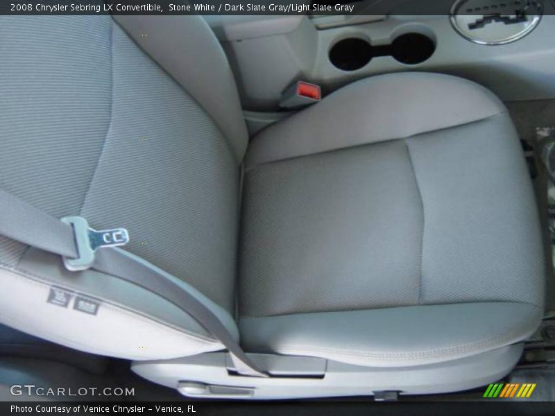 Stone White / Dark Slate Gray/Light Slate Gray 2008 Chrysler Sebring LX Convertible