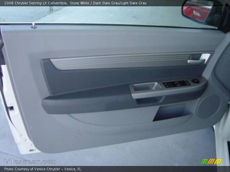 Stone White / Dark Slate Gray/Light Slate Gray 2008 Chrysler Sebring LX Convertible