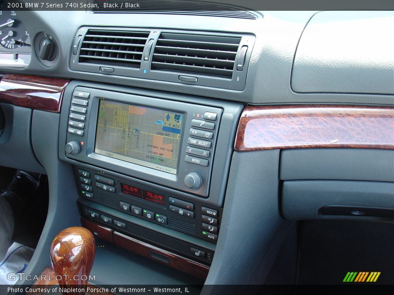 Black / Black 2001 BMW 7 Series 740i Sedan