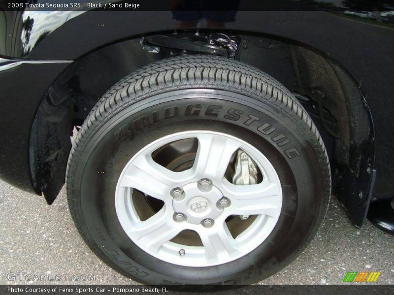 Black / Sand Beige 2008 Toyota Sequoia SR5