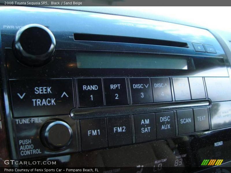 Black / Sand Beige 2008 Toyota Sequoia SR5