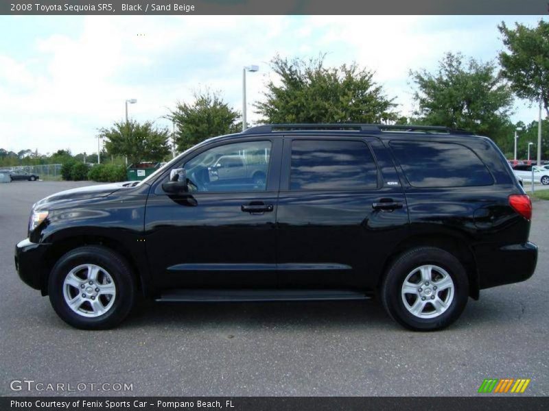 Black / Sand Beige 2008 Toyota Sequoia SR5