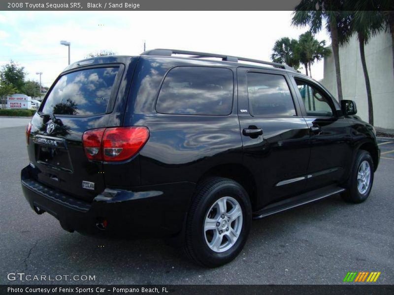 Black / Sand Beige 2008 Toyota Sequoia SR5