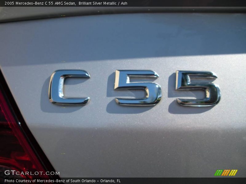 Brilliant Silver Metallic / Ash 2005 Mercedes-Benz C 55 AMG Sedan