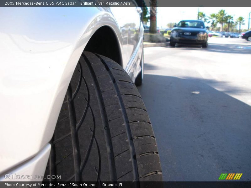 Brilliant Silver Metallic / Ash 2005 Mercedes-Benz C 55 AMG Sedan
