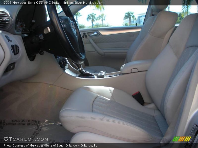 Brilliant Silver Metallic / Ash 2005 Mercedes-Benz C 55 AMG Sedan