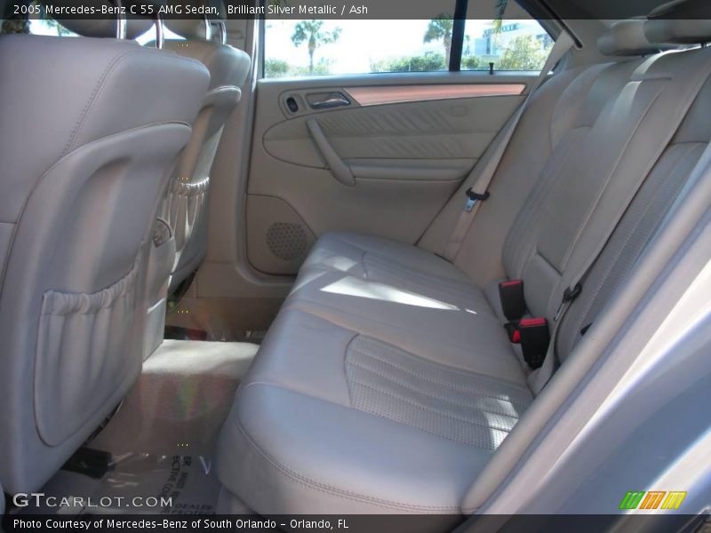 Brilliant Silver Metallic / Ash 2005 Mercedes-Benz C 55 AMG Sedan
