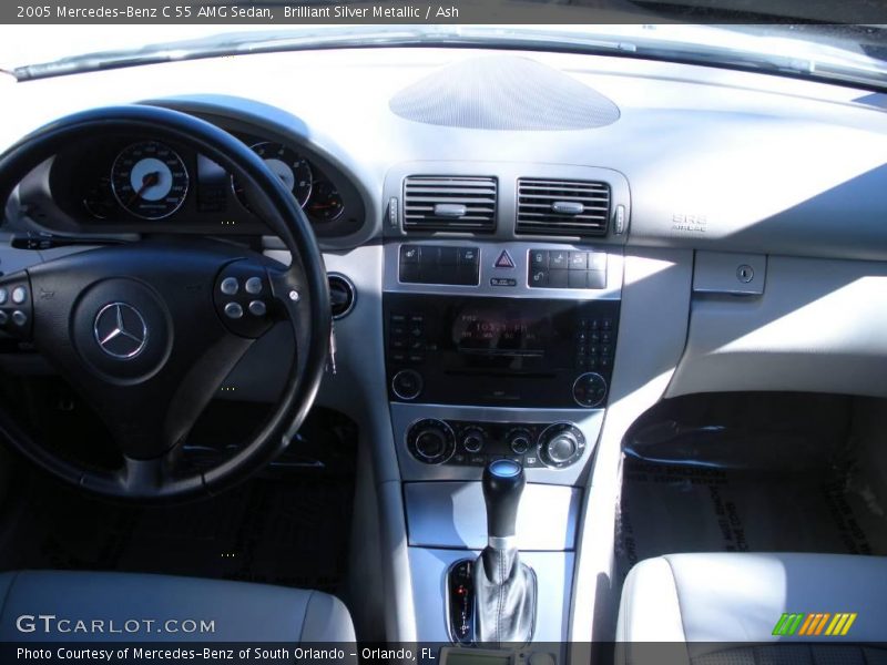 Brilliant Silver Metallic / Ash 2005 Mercedes-Benz C 55 AMG Sedan