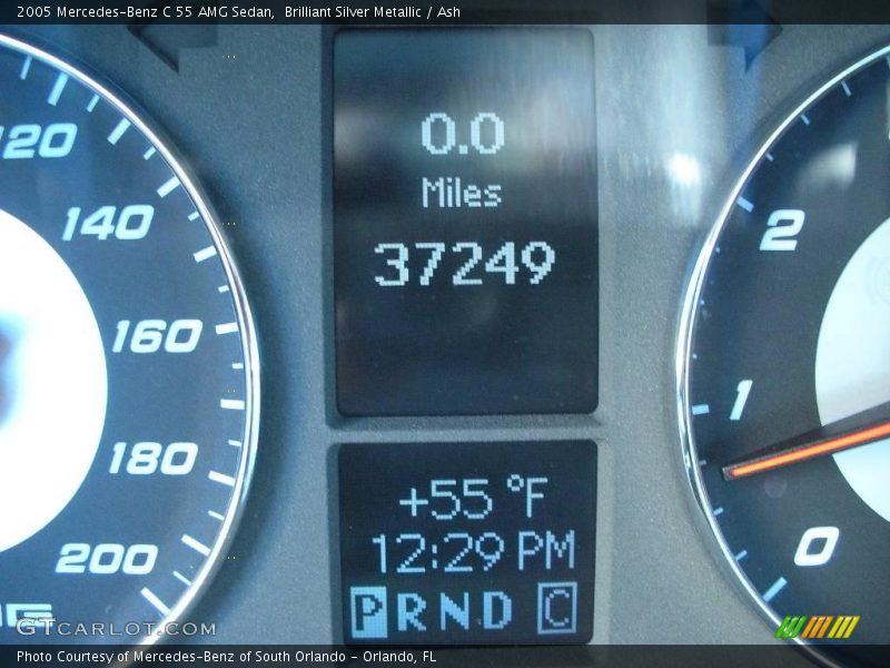 Brilliant Silver Metallic / Ash 2005 Mercedes-Benz C 55 AMG Sedan