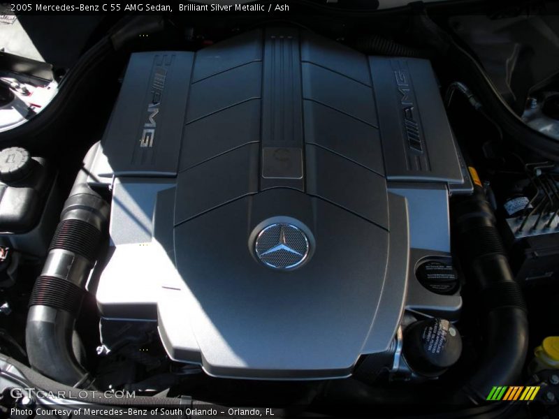 Brilliant Silver Metallic / Ash 2005 Mercedes-Benz C 55 AMG Sedan