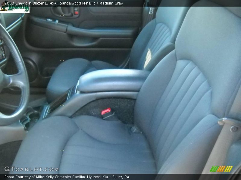 Sandalwood Metallic / Medium Gray 2003 Chevrolet Blazer LS 4x4
