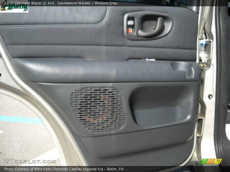 Sandalwood Metallic / Medium Gray 2003 Chevrolet Blazer LS 4x4