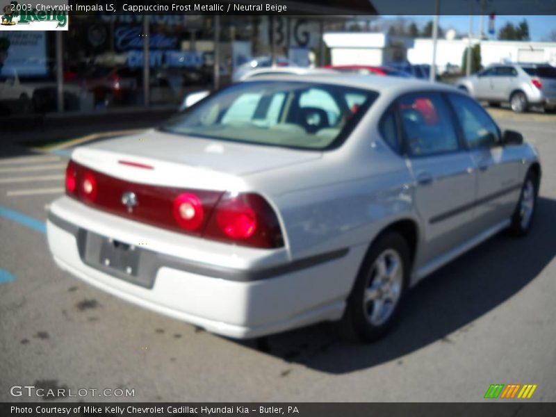 Cappuccino Frost Metallic / Neutral Beige 2003 Chevrolet Impala LS