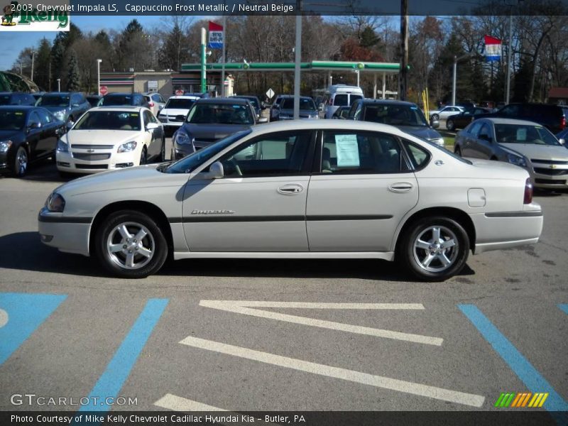 Cappuccino Frost Metallic / Neutral Beige 2003 Chevrolet Impala LS