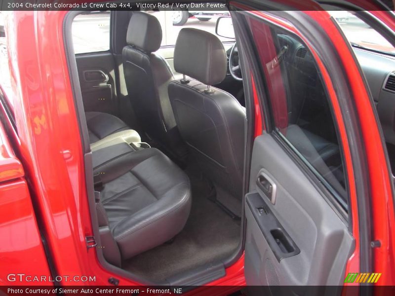 Victory Red / Very Dark Pewter 2004 Chevrolet Colorado LS Crew Cab 4x4