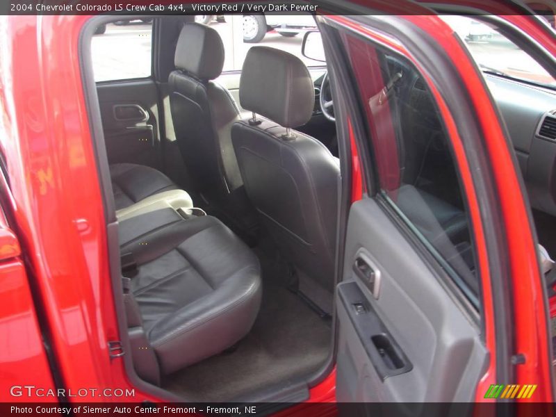 Victory Red / Very Dark Pewter 2004 Chevrolet Colorado LS Crew Cab 4x4