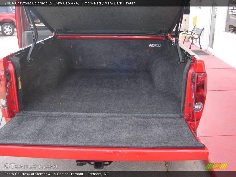 Victory Red / Very Dark Pewter 2004 Chevrolet Colorado LS Crew Cab 4x4