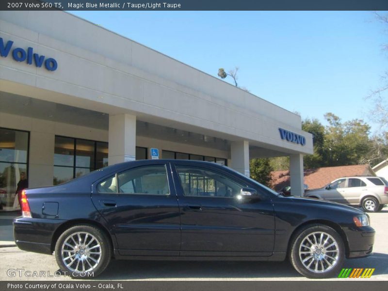 Magic Blue Metallic / Taupe/Light Taupe 2007 Volvo S60 T5