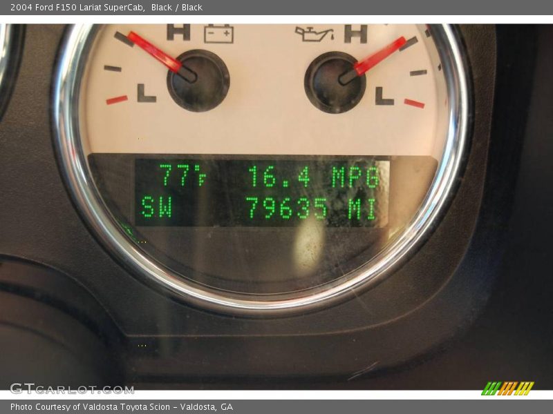 Black / Black 2004 Ford F150 Lariat SuperCab