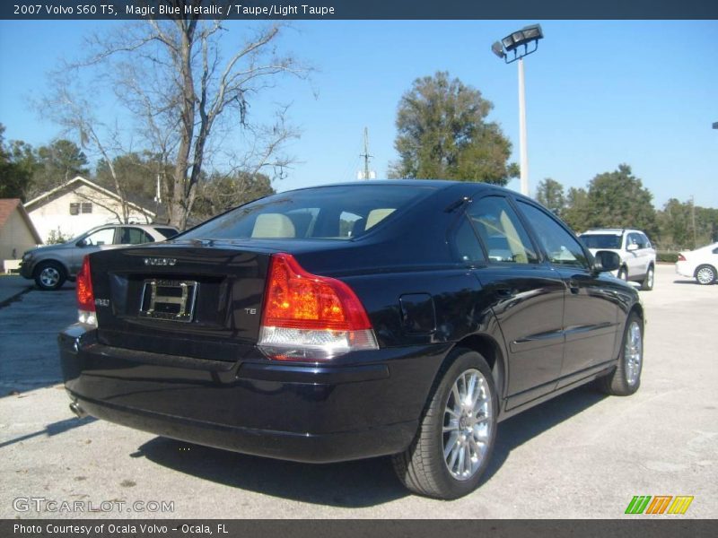 Magic Blue Metallic / Taupe/Light Taupe 2007 Volvo S60 T5