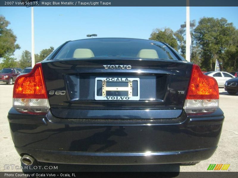Magic Blue Metallic / Taupe/Light Taupe 2007 Volvo S60 T5