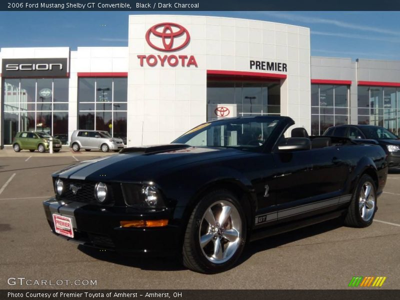 Black / Dark Charcoal 2006 Ford Mustang Shelby GT Convertible