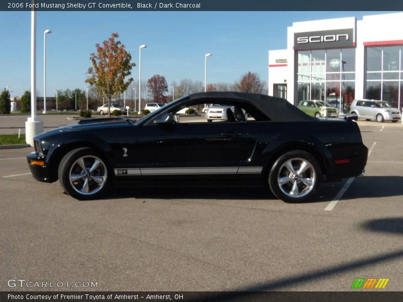 Black / Dark Charcoal 2006 Ford Mustang Shelby GT Convertible