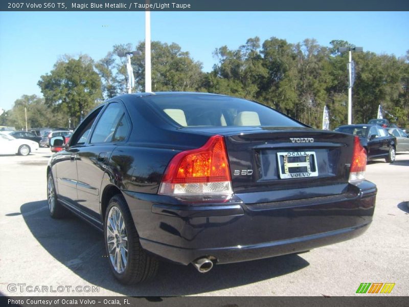 Magic Blue Metallic / Taupe/Light Taupe 2007 Volvo S60 T5