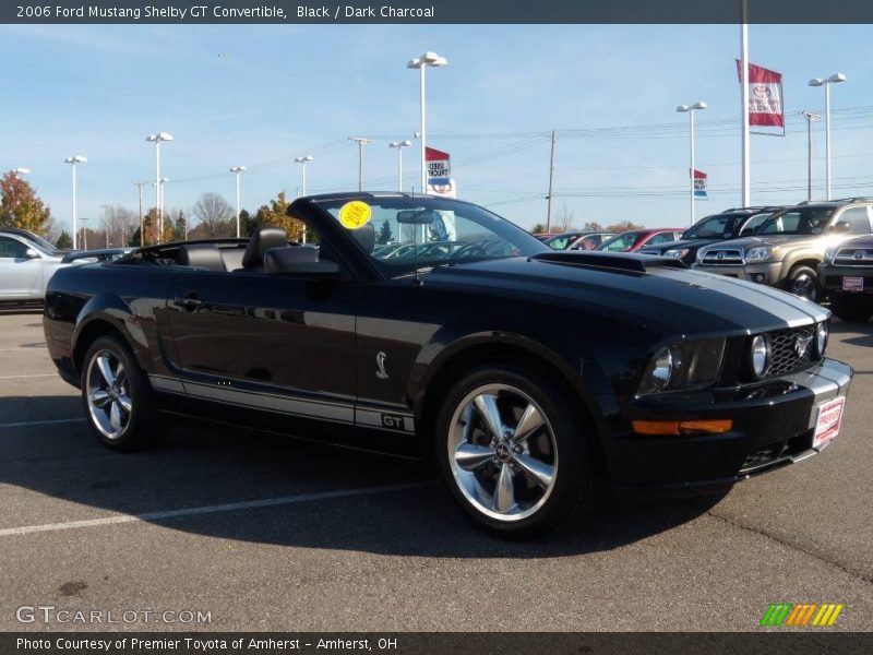 Black / Dark Charcoal 2006 Ford Mustang Shelby GT Convertible