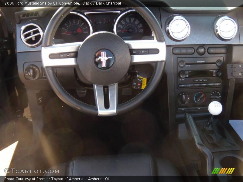Black / Dark Charcoal 2006 Ford Mustang Shelby GT Convertible