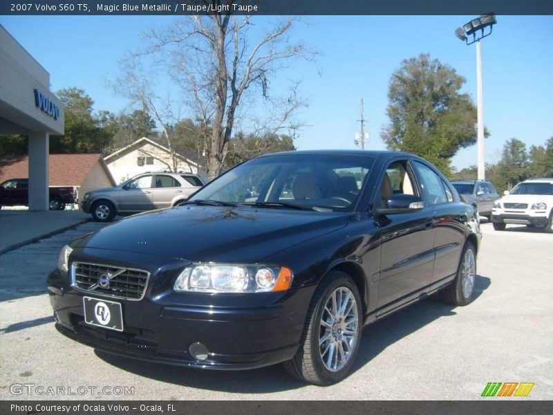 Magic Blue Metallic / Taupe/Light Taupe 2007 Volvo S60 T5