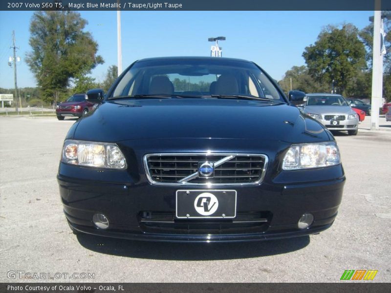 Magic Blue Metallic / Taupe/Light Taupe 2007 Volvo S60 T5