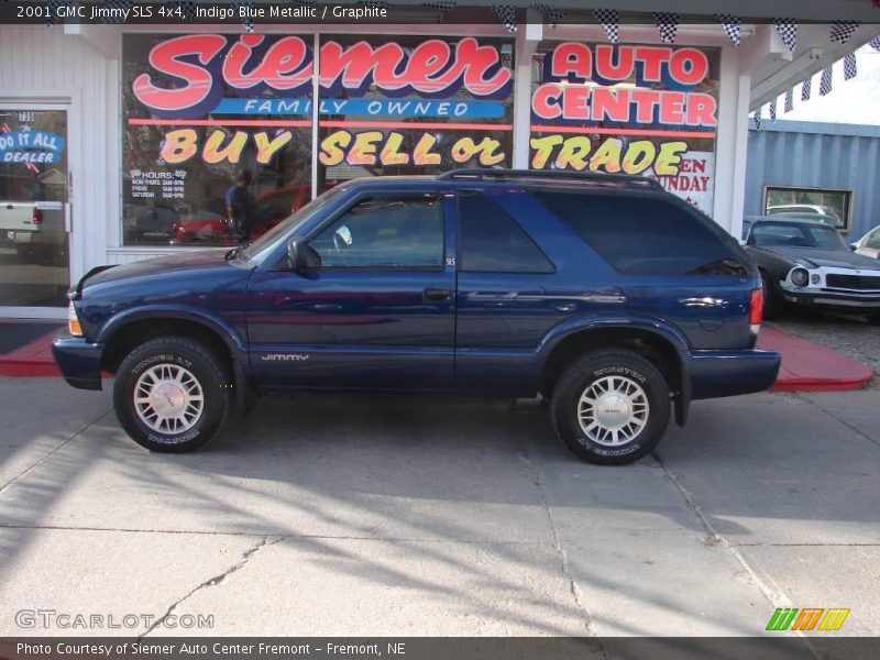 Indigo Blue Metallic / Graphite 2001 GMC Jimmy SLS 4x4