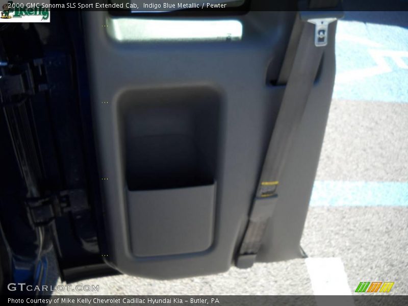 Indigo Blue Metallic / Pewter 2000 GMC Sonoma SLS Sport Extended Cab