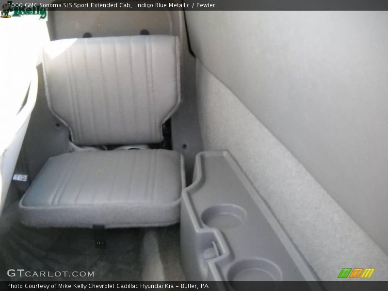 Indigo Blue Metallic / Pewter 2000 GMC Sonoma SLS Sport Extended Cab