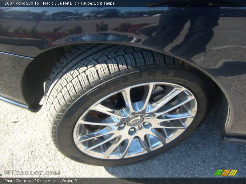 Magic Blue Metallic / Taupe/Light Taupe 2007 Volvo S60 T5