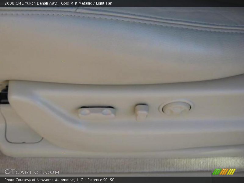 Gold Mist Metallic / Light Tan 2008 GMC Yukon Denali AWD