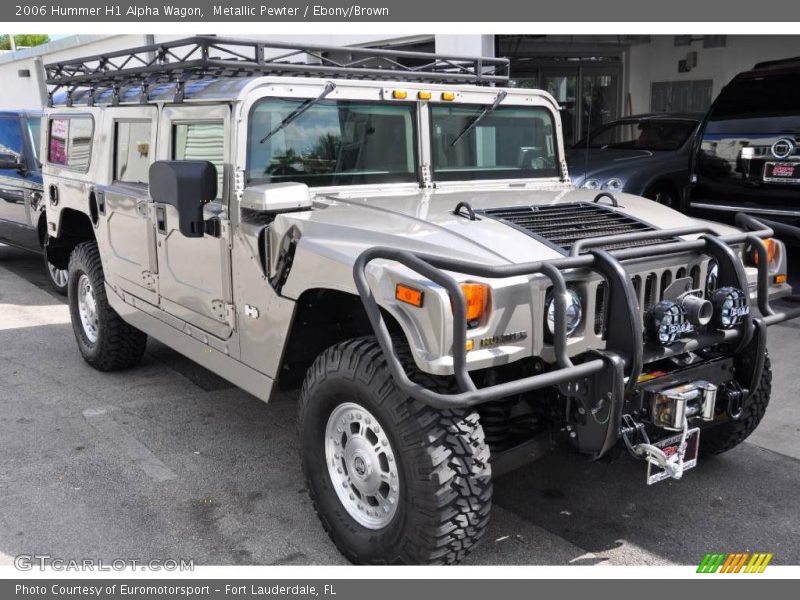 Metallic Pewter / Ebony/Brown 2006 Hummer H1 Alpha Wagon