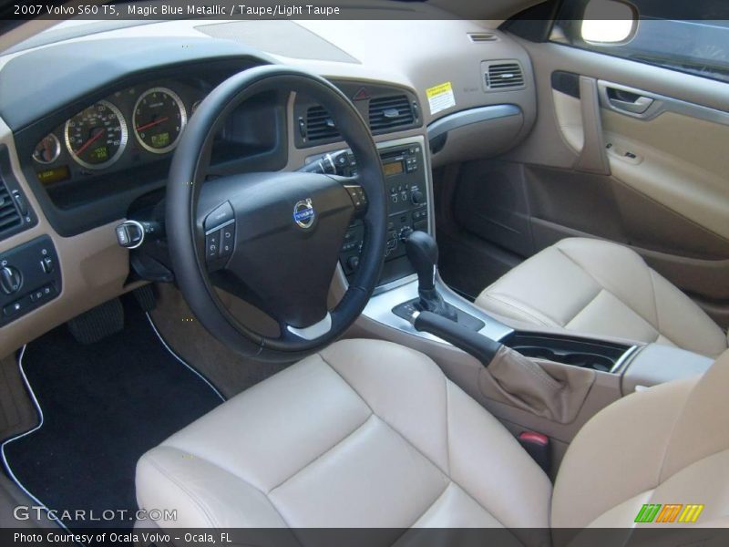 Magic Blue Metallic / Taupe/Light Taupe 2007 Volvo S60 T5