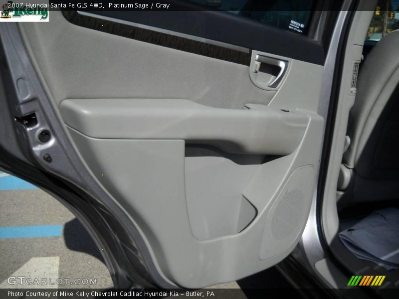 Platinum Sage / Gray 2007 Hyundai Santa Fe GLS 4WD