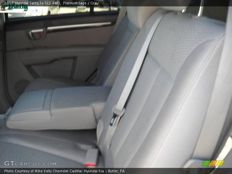 Platinum Sage / Gray 2007 Hyundai Santa Fe GLS 4WD