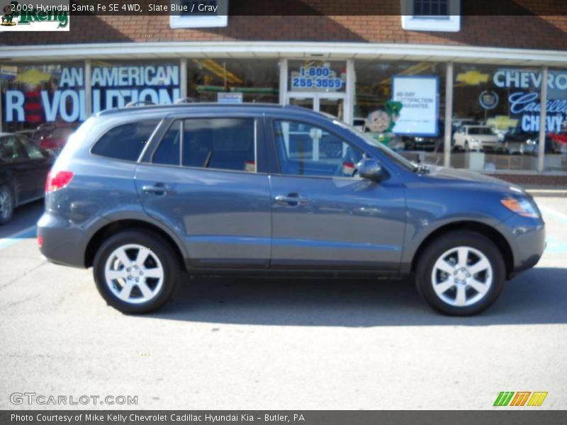 Slate Blue / Gray 2009 Hyundai Santa Fe SE 4WD