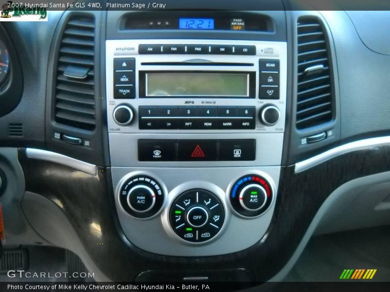 Platinum Sage / Gray 2007 Hyundai Santa Fe GLS 4WD