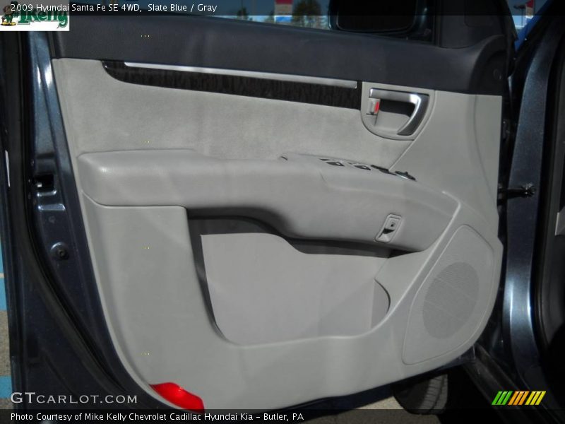 Slate Blue / Gray 2009 Hyundai Santa Fe SE 4WD