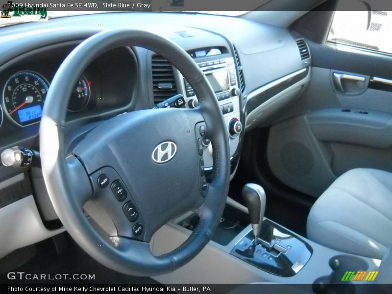 Slate Blue / Gray 2009 Hyundai Santa Fe SE 4WD