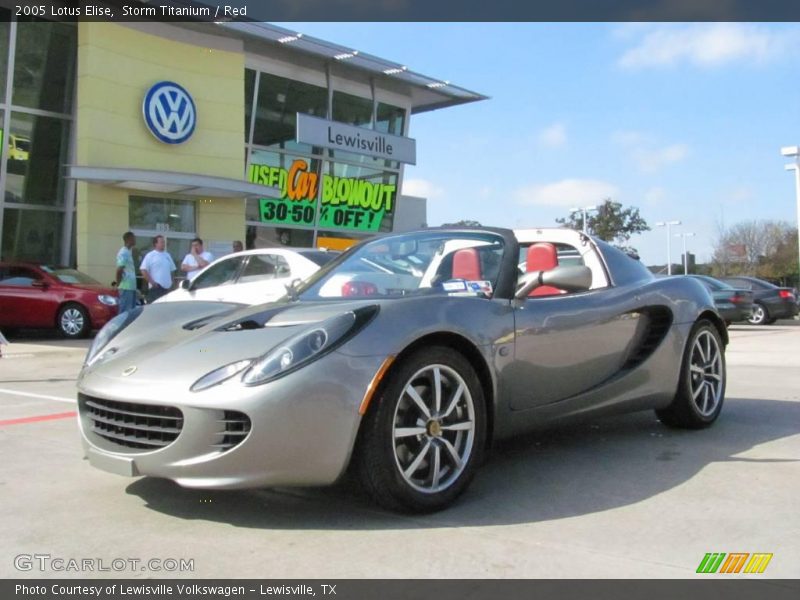 Storm Titanium / Red 2005 Lotus Elise